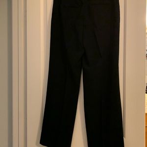 Wide leg navy blue dress pant